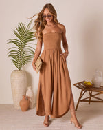 Resort State Strapless Jumpsuit