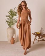 Resort State Strapless Jumpsuit