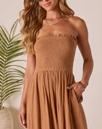 Resort State Strapless Jumpsuit