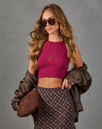 Kiki Seamless Knit Crop Top
