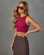 Kiki Seamless Knit Crop Top