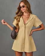 Jemma Cotton Mini Shirt Dress