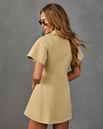 Jemma Cotton Mini Shirt Dress
