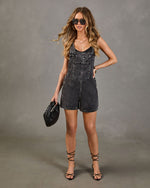 Sunwashed Utility Denim Shortall