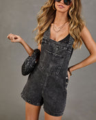 Sunwashed Utility Denim Shortall