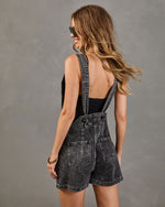 Sunwashed Utility Denim Shortall