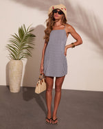 Tanyah Gingham Shift Mini Dress