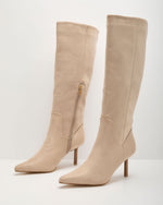 Leila Faux Suede Knee High Boots