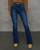 Coraline Super Stretch Mid Rise Flare Jeans