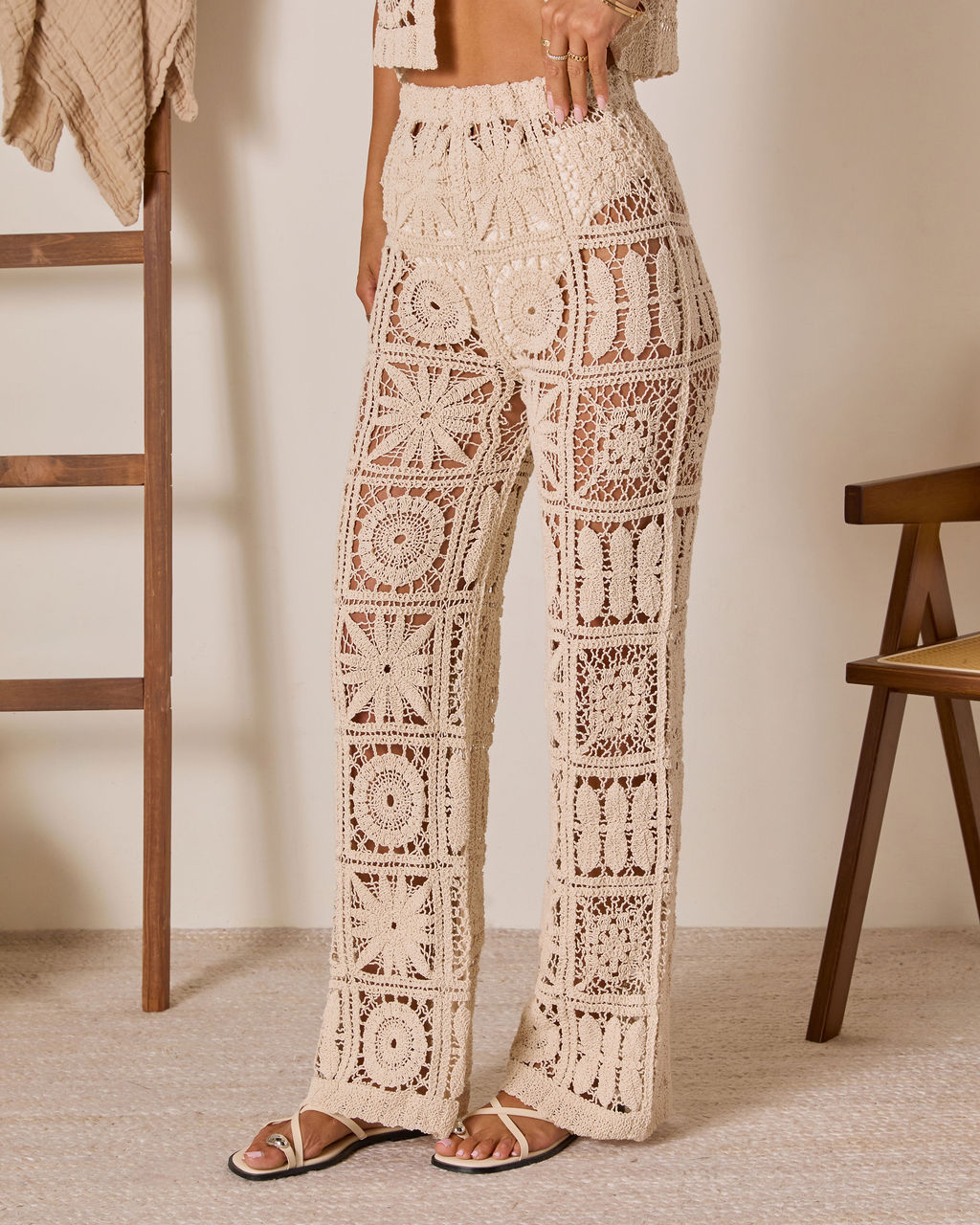 Britlee Crochet Cover Up Pants – VICI