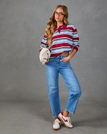 Classic Collection Striped Collared Sweater