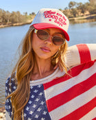 Good Old Days Embroidered Trucker Hat