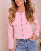 Elva Crop Tweed Jacket