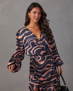 Tan % Wild Side Animal Print Bodysuit-5