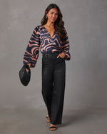 Tan % Wild Side Animal Print Bodysuit-2