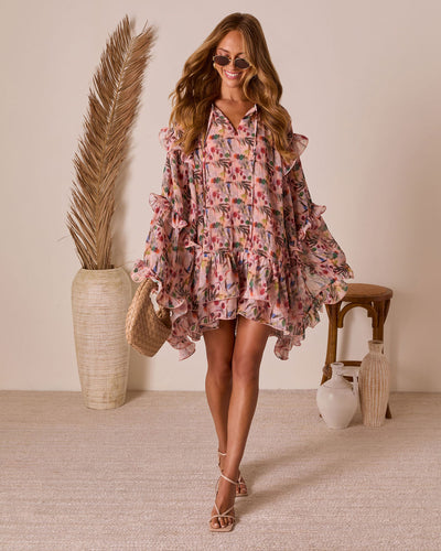 Melodic Ruffle Mini Dress – VICI