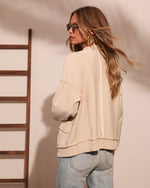 Clear Morning Ribbed Knit Sweater