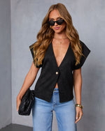 Vitta Front Button Top