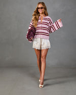 Heritage House Striped Knit Cardigan