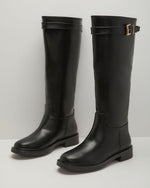 Kravitz Vegan Leather Riding Boots