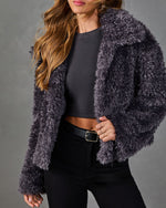 Call Me Darling Shaggy Faux Fur Jacket