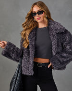 Call Me Darling Shaggy Faux Fur Jacket