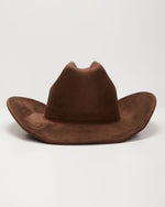 Dark Brown % Canyon Sunset Structured Cowboy Hat-4