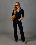 Tailored Love Velvet Straight Leg Pants