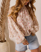 Cienna Mock Neck Blouse