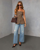 Chaylen Strapless Vest Top