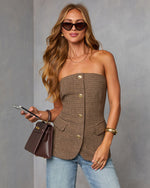 Chaylen Strapless Vest Top