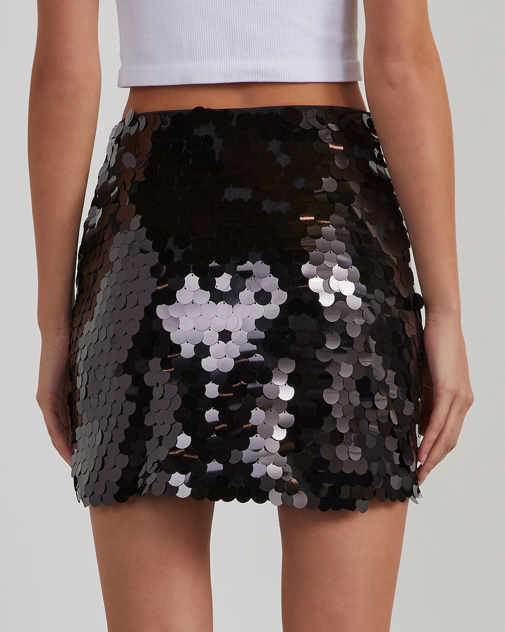 Spencer Paillette Sequin Mini Skirt – VICI