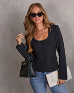 Take Charge Collarless Blazer