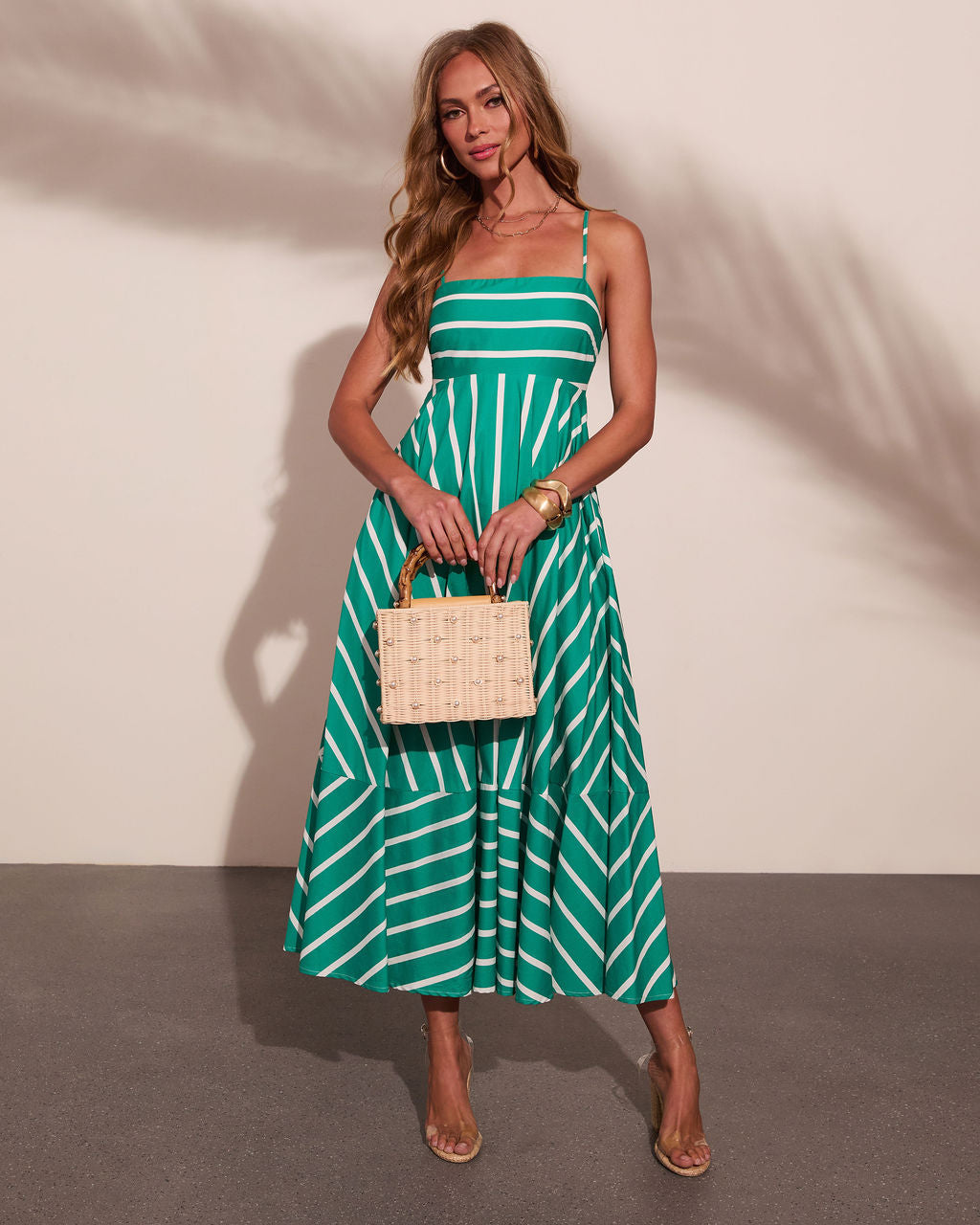 Sea Calling Cotton Striped Maxi Dress VICI Sea Calling Cotton Striped Maxi Dress VICI
