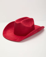 Dark Red % Canyon Sunset Structured Cowboy Hat-12