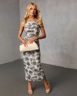 Klyra Abstract Maxi Dress