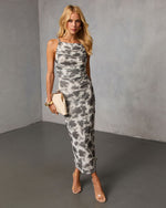 Klyra Abstract Maxi Dress
