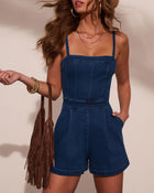 Trendsetter Denim Romper