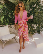 Alissa Floral Wrap Skirt