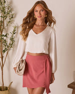 Salted Vanilla Peasant Top