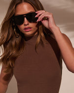 Brown % Samara Mockneck Bodysuit-17