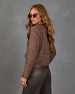 Sienna Sky Tweed Sequin Jacket