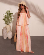 Wander Ready Color Block Wide Leg Pants