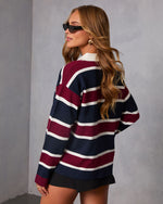 Porcha Collared Long Sleeve Top