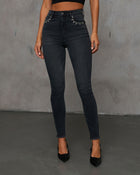 Strapped In Super Stretch High Rise Skinny Jeans
