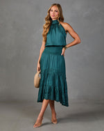 Janae Halter Neck Maxi Dress
