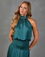 Janae Halter Neck Maxi Dress