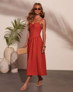 Sunroom Society Cotton Midi Dress