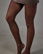 Fade Into You Mesh Abstract Tights