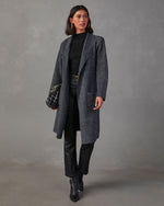 Black % Alexia Pocketed Duster Cardigan-6